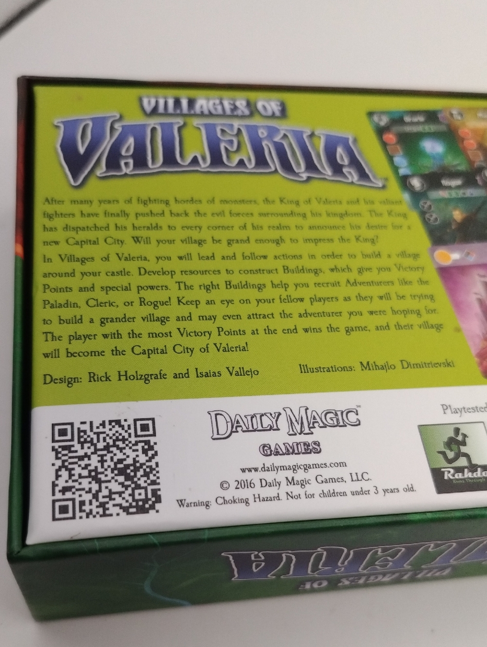 Villages of Valeria Deck Building Fantasy Card Game 1st Edition 2016 RARE - Picture 16 of 16
